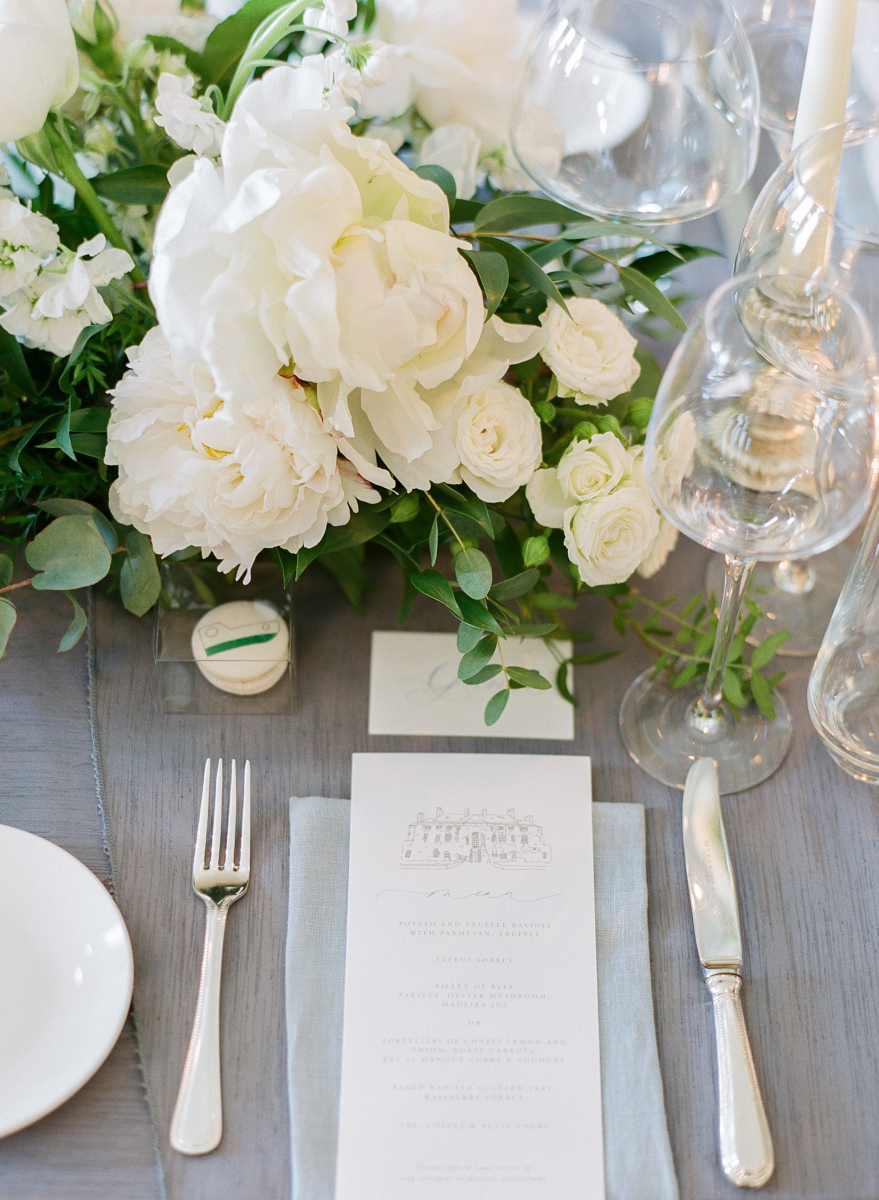 An example of how to style a table without a charger plate; this supports a more casual vibe for your reception.