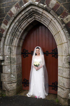 Bride-at-church-destination-wedding-Ireland-waterlily-weddings