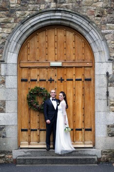 Castle-door-eloping-to-ireland-waterlily-weddings