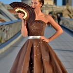 Chocolate wedding dress 20s