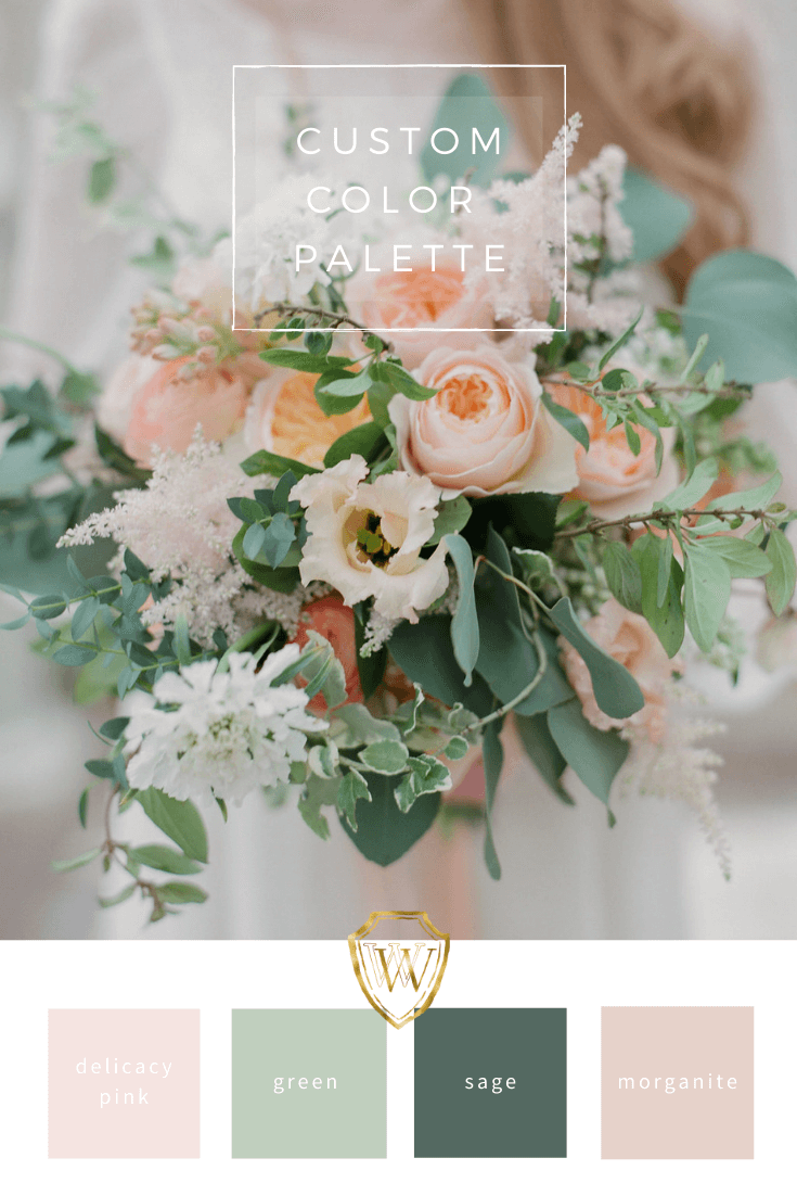 Stylist's Corner: Inspo Style Shoot featuring Peach-Pink-Green-White Color  Palettes for Spring 2021 - Waterlily Weddings
