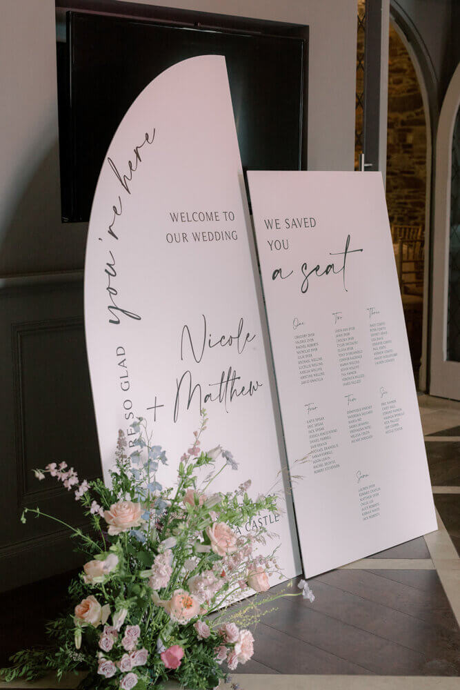 Elegant wedding at Kilkea Castle