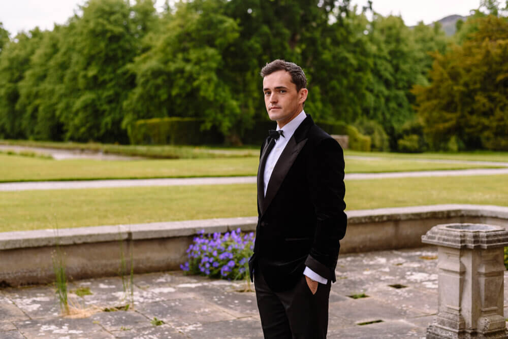 Colourful wedding at Killruddery House, Ireland