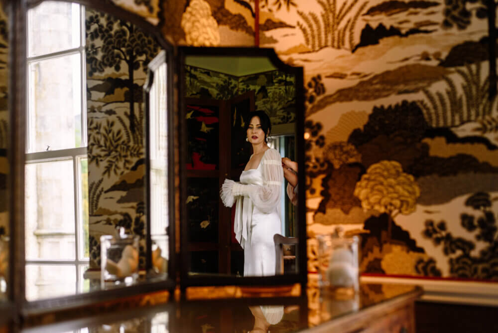 Colourful wedding at Killruddery House, Ireland