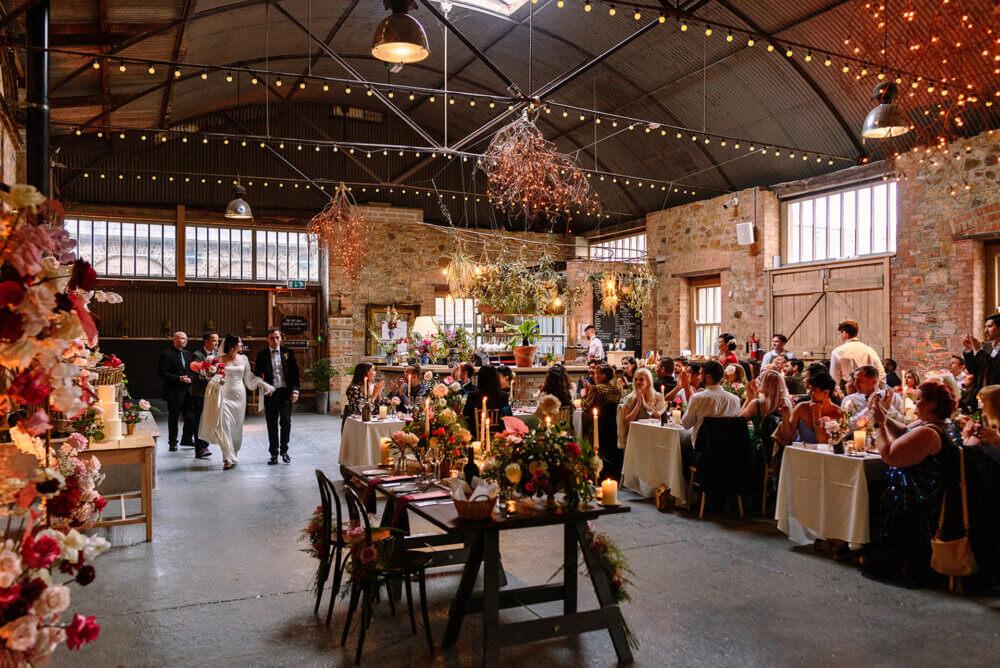 Colourful wedding at Killruddery House, Ireland