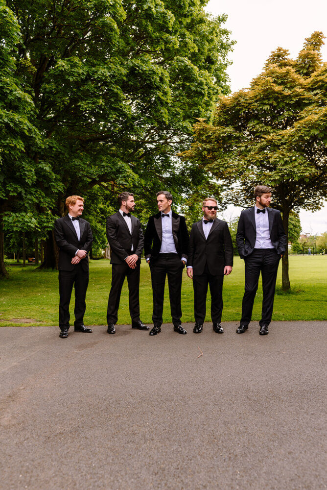 Colourful wedding at Killruddery House, Ireland