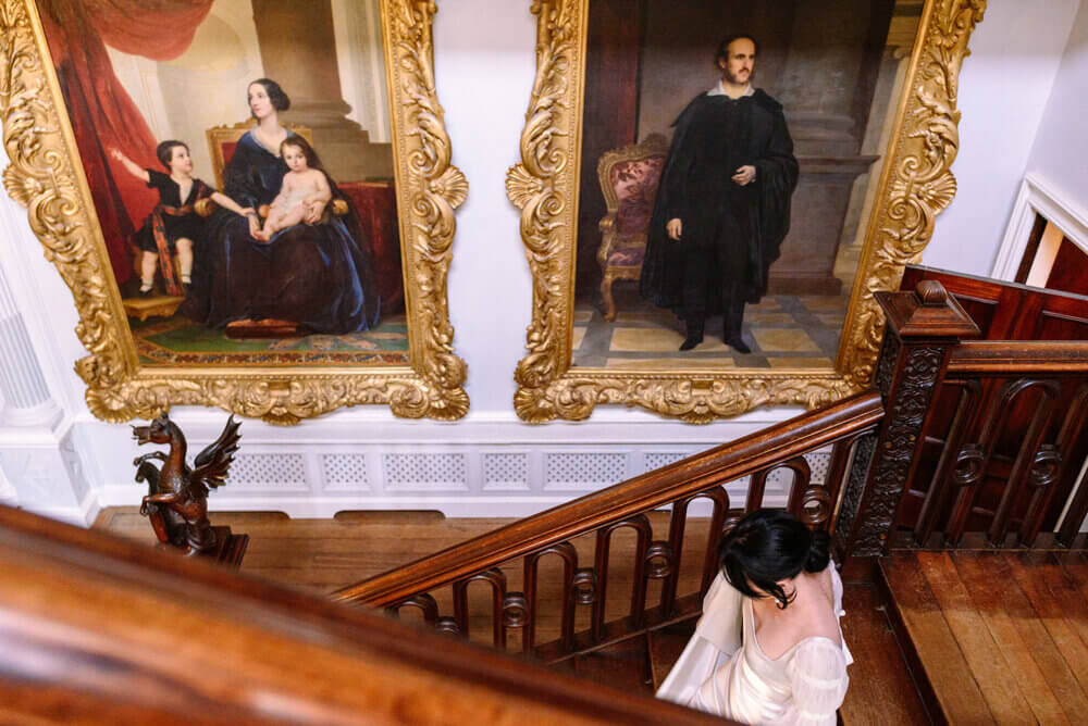 Colourful wedding at Killruddery House, Ireland