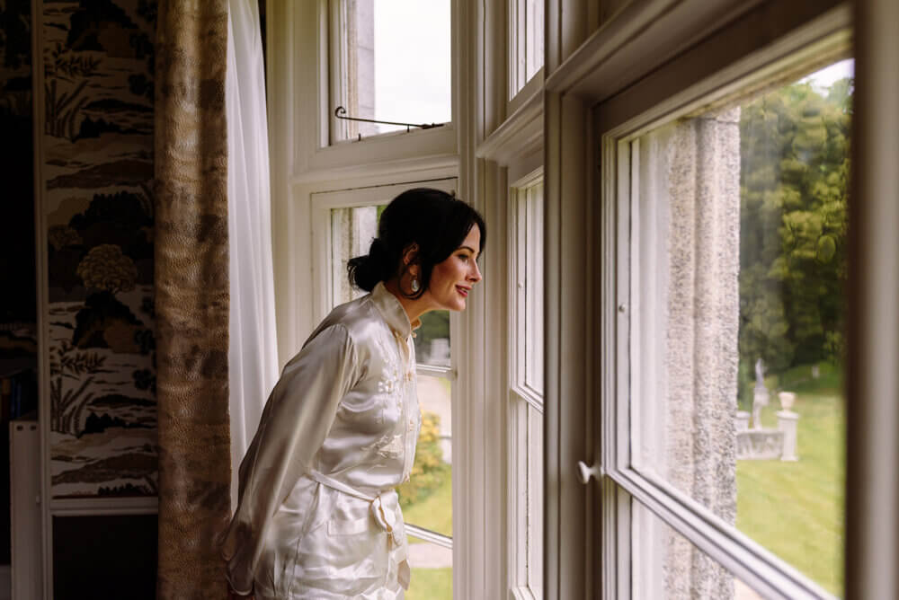 Colourful wedding at Killruddery House, Ireland