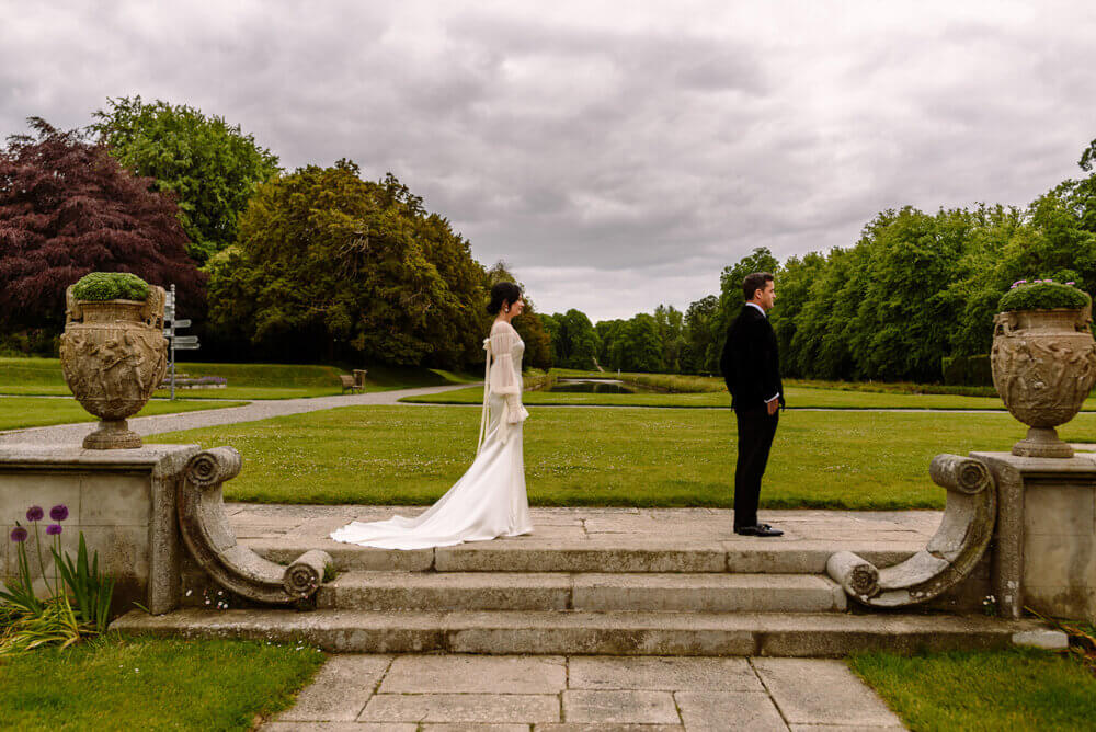 Colourful wedding at Killruddery House, Ireland