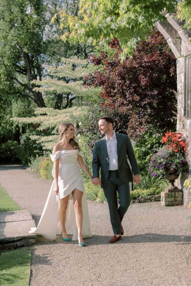 American Irish wedding at Dromoland Castle