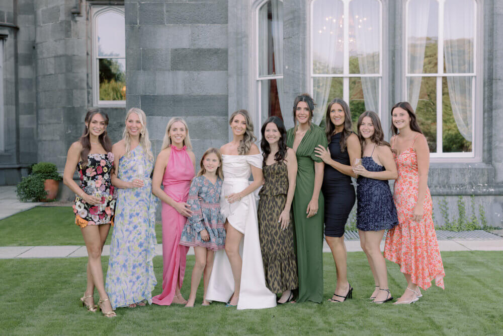 American Irish wedding at Dromoland Castle