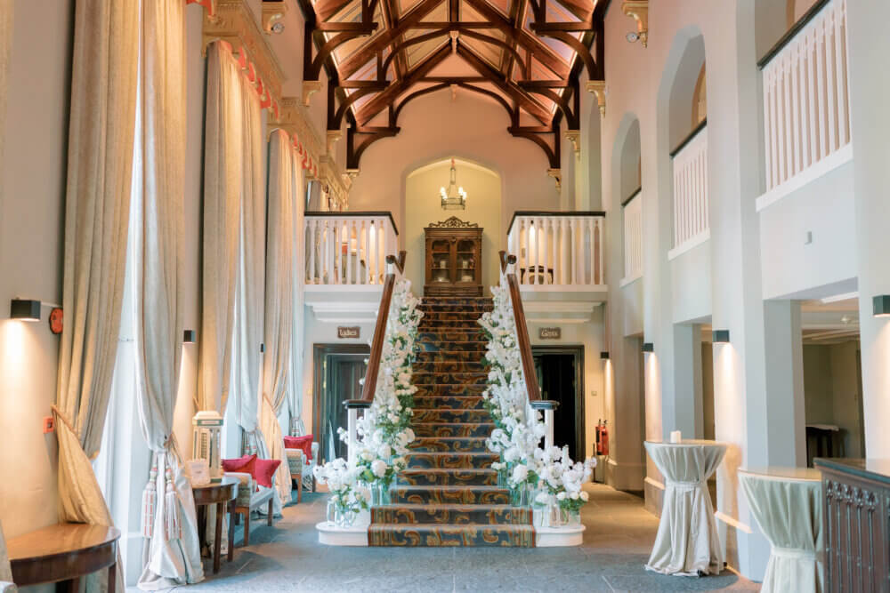American Irish wedding at Dromoland Castle