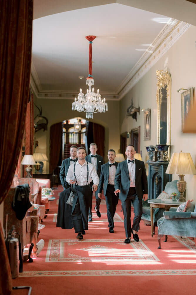 American Irish wedding at Dromoland Castle