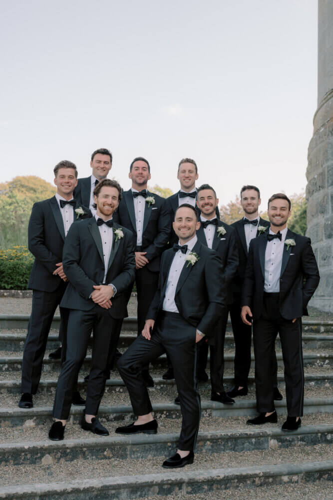 American Irish wedding at Dromoland Castle