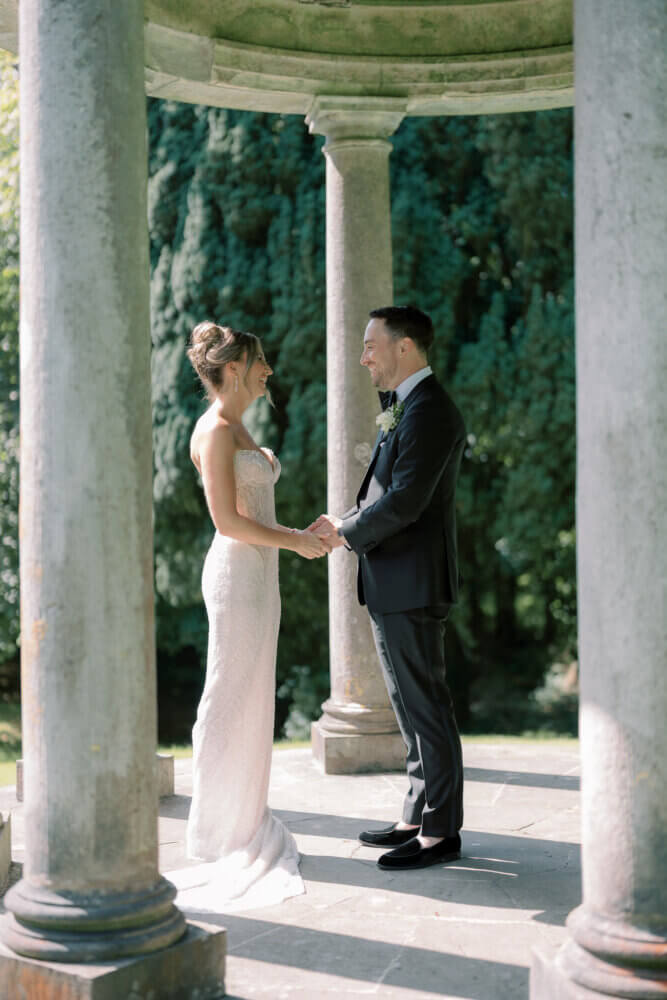American Irish wedding at Dromoland Castle