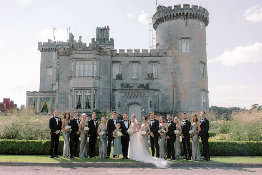 American Irish wedding at Dromoland Castle
