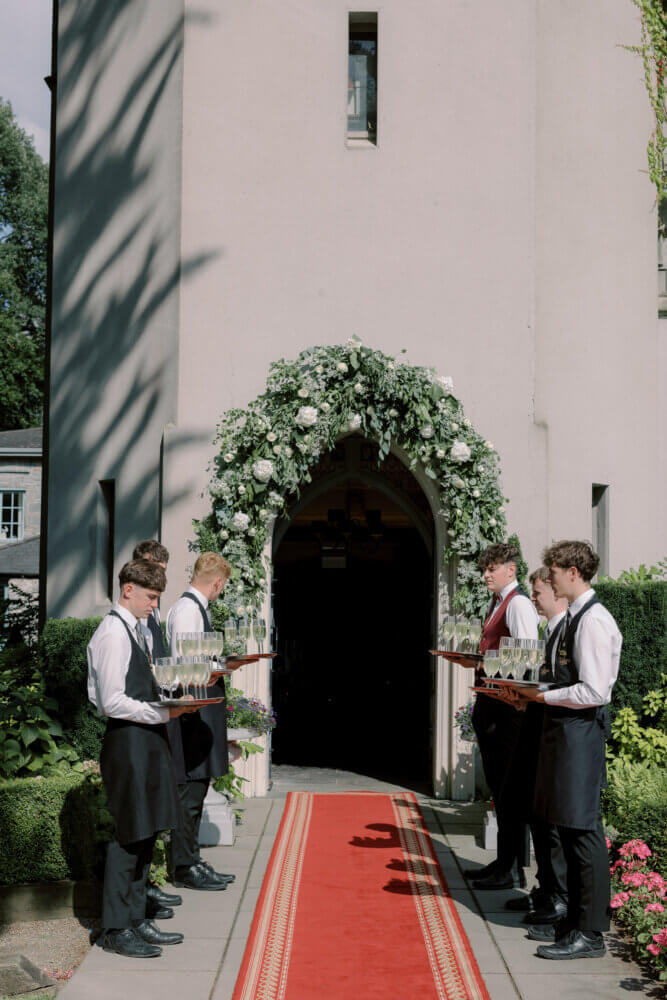 American Irish wedding at Dromoland Castle