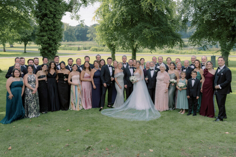 American Irish wedding at Dromoland Castle