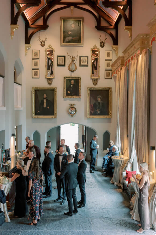 American Irish wedding at Dromoland Castle
