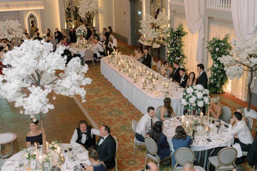American Irish wedding at Dromoland Castle