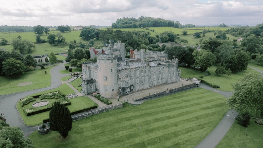 American Irish wedding at Dromoland Castle