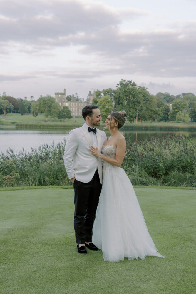 American Irish wedding at Dromoland Castle