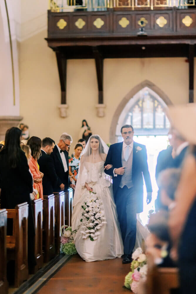 Vogue style wedding at Carton House, Ireland
