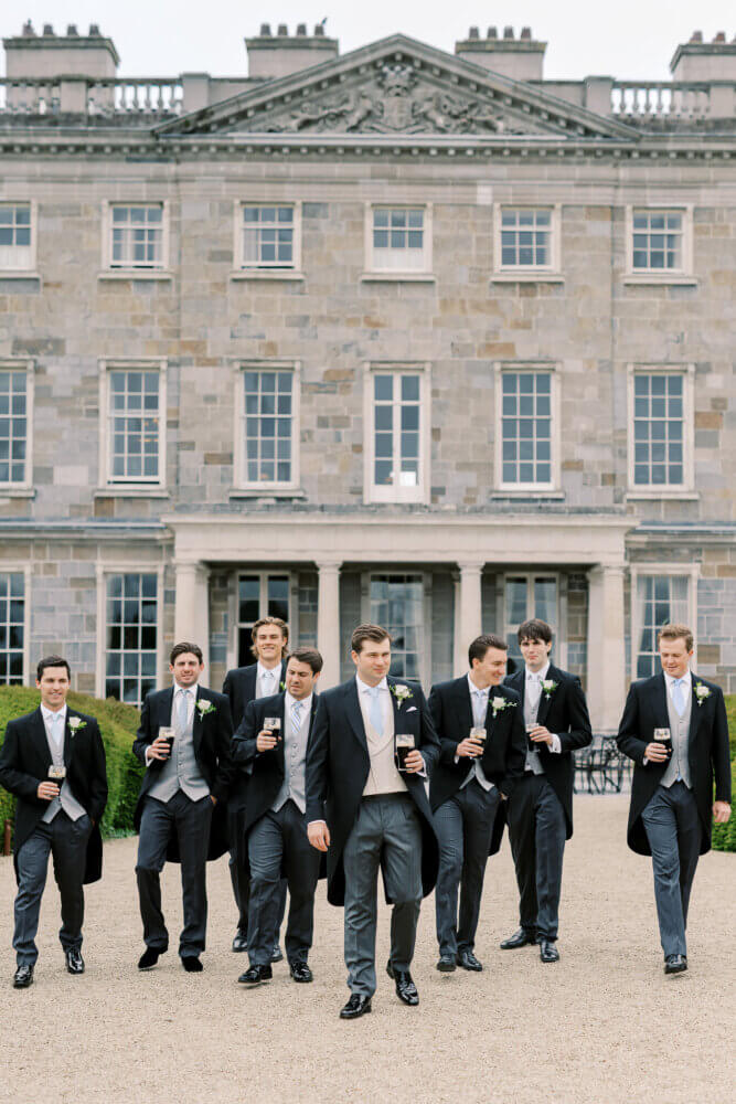 Vogue style wedding at Carton House, Ireland