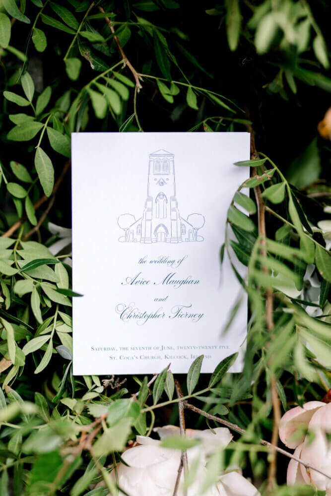 Vogue style wedding at Carton House, Ireland